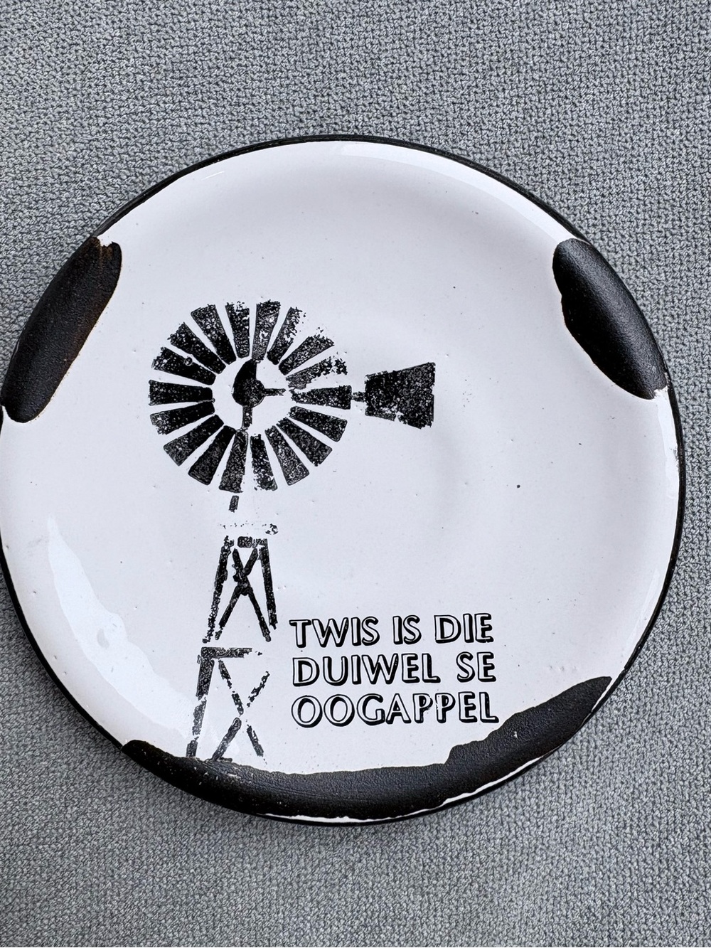 South African Ceramic plate by Julian Keyser